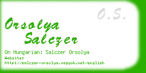 orsolya salczer business card